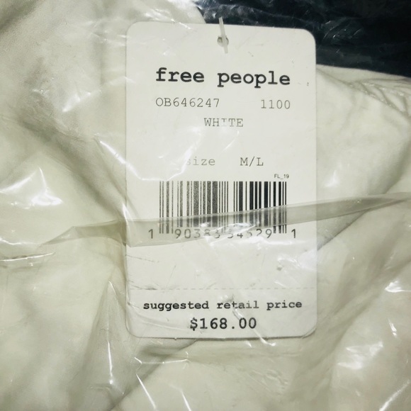 Free People Poplin Hooded Pullover M/L - Picture 6 of 8